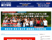 Tablet Screenshot of eisaigakuin.com